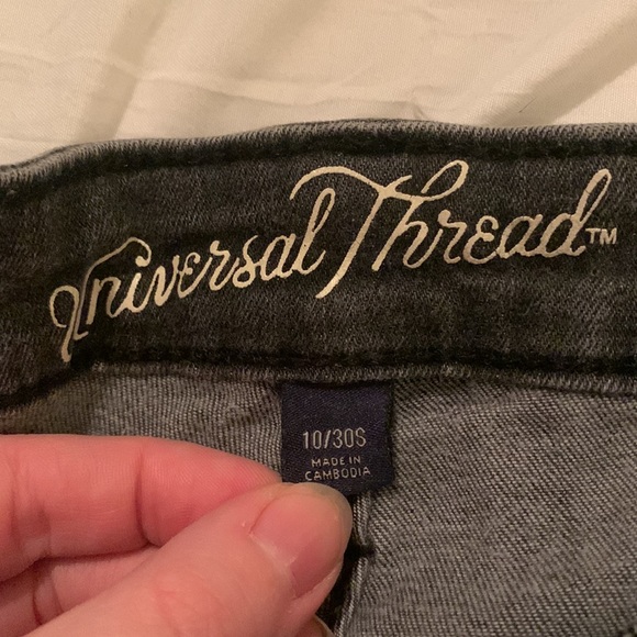 Black Distressed Shorts - Picture 2 of 3